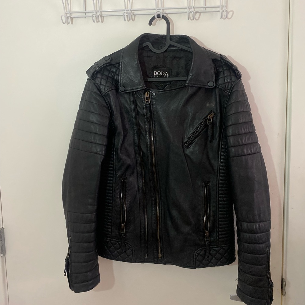 Leather jacket